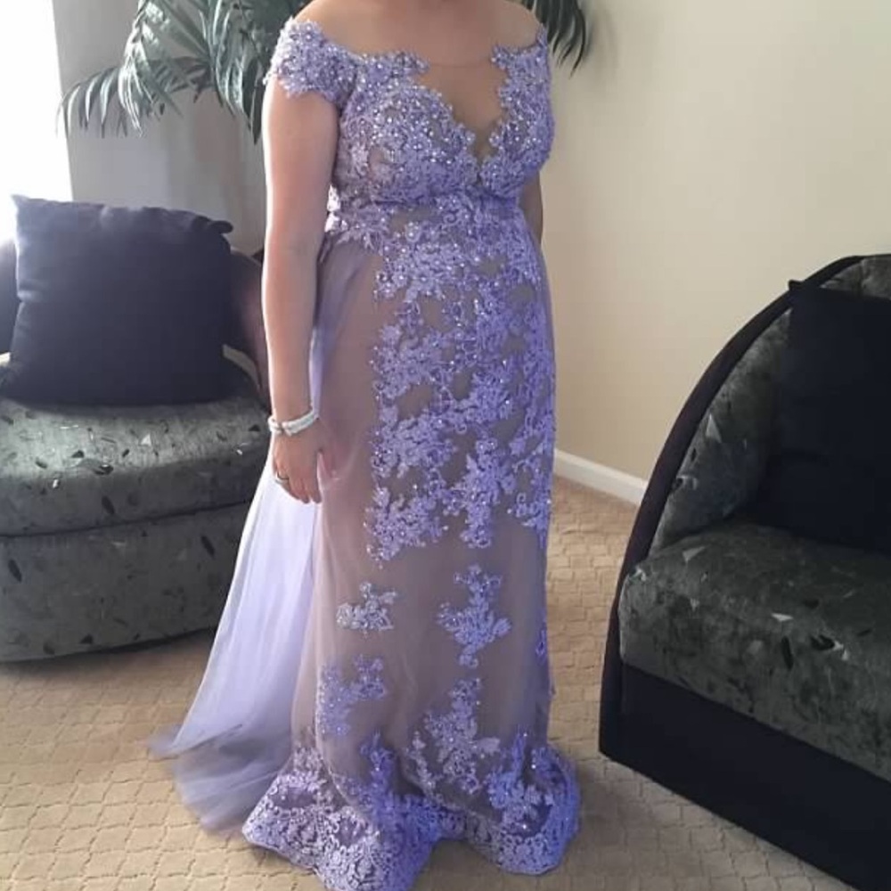 Couture evening dress